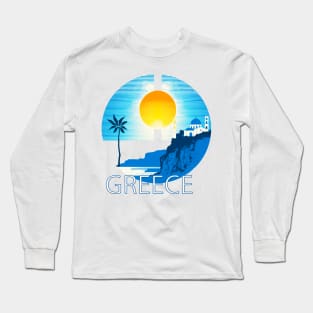 Mediterranean lifestyle | Greece Long Sleeve T-Shirt